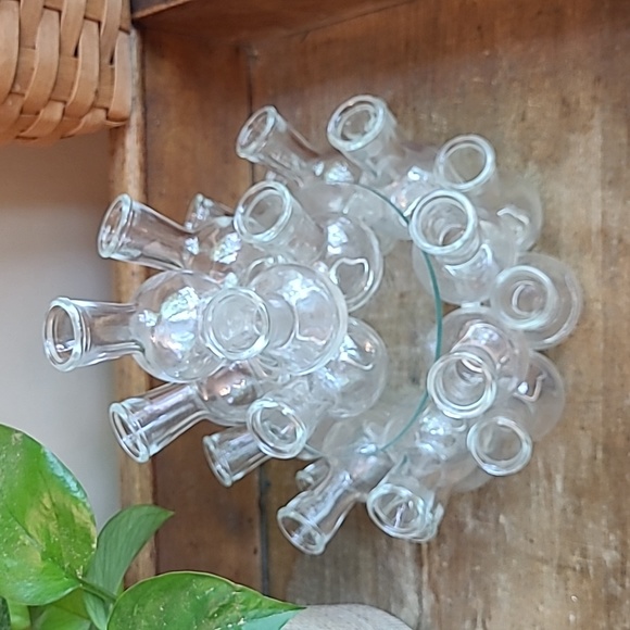 Source Unknown Accents Vintage Glass Stacked Cluster Bud